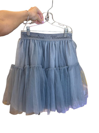 Monnalisa grey tulle skirt, 12 years