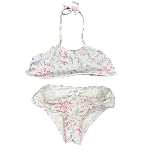 Zimmerman cream/pink halter bikini, 2 little kid