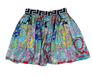 Versace Multicolour Botanical Print Skirt, 10 years