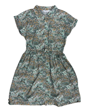 Bonpoint Safari and Sea Animal Print Dress, 14 years