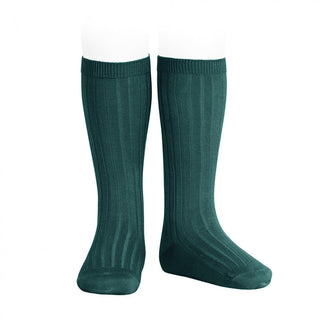 Condor Green Ribbed knee socks, new with tag, 3/6 Months