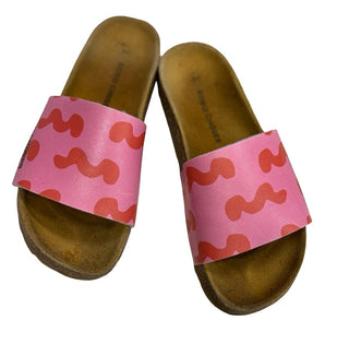Bobo Choses Slides with Pink and Red Wavy Print, 31 EU