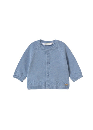Mayoral New with tags blue cardigan, 0-1 month