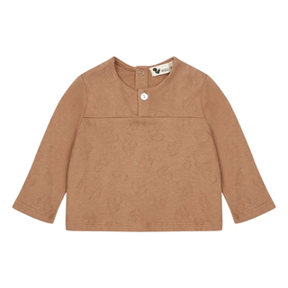 Risu Risu Peintre shirt chestnut, new with tag, 24 months
