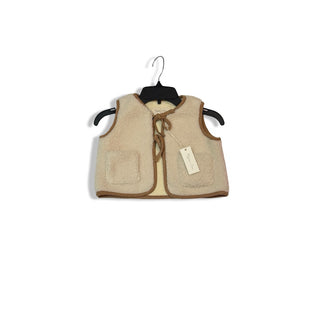 Rylee + Cru Sherpa vest natural new with tags, 4-5 years