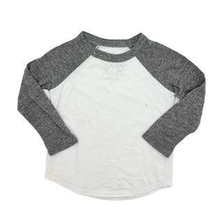 Chaser Grey/white baseball shirt, 3 years