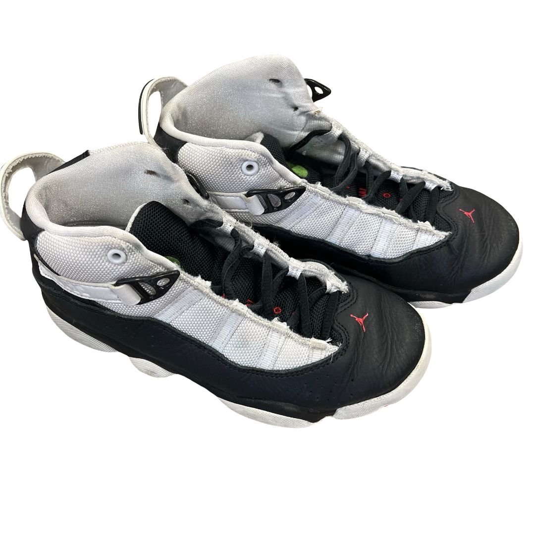 Nike Air Jordan 6 Rings black/white, 2.5 big kid