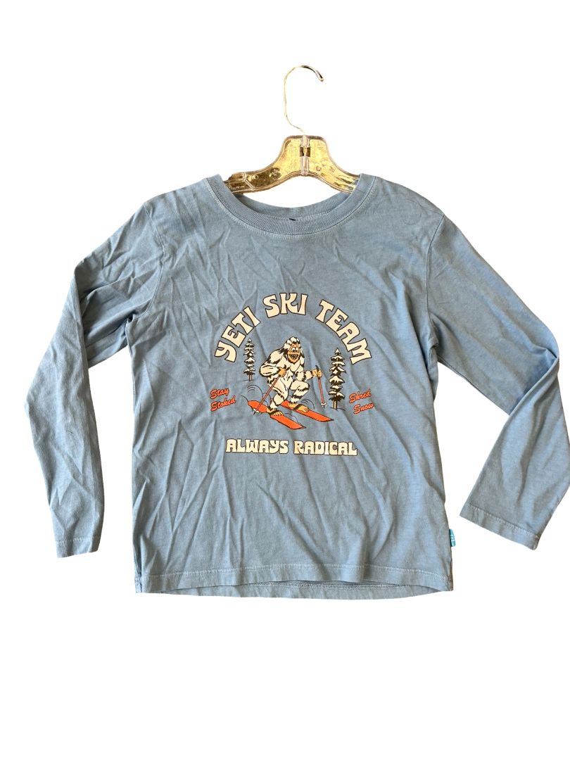 Feather 4 Arrow blue Yeti Ski Team long sleeve, 6 years