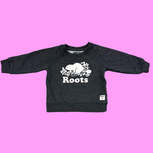 Roots Grey sweatshirt, 6-12 months
