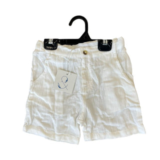 Poppet & Fox new with tagswhite linen shorts, 4 years
