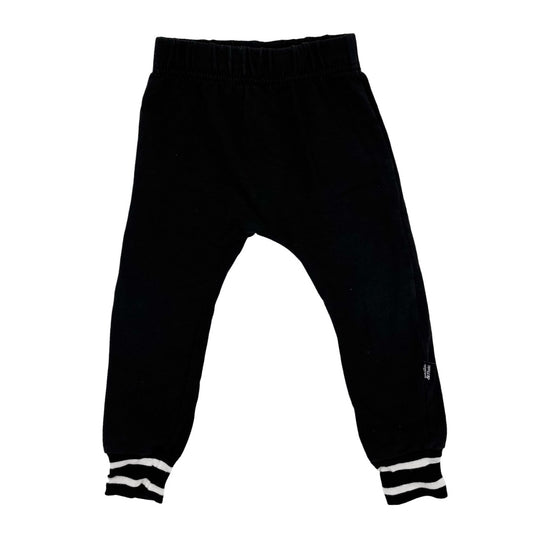 Whistle & Flute Black sweatpants, 1-2 years