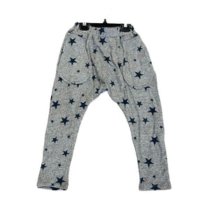 Jagged Culture Kids grey/blue star pants, 4 years