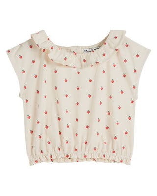 Emile & Ida Tee shirt with apples, new with tag, 3 years