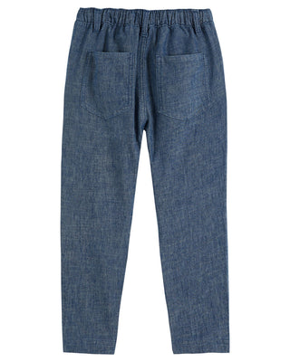Emile & Ida Indigo linen trousers, new with tag, 12 years