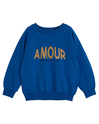 Blue Emi Amour sweatshirt, new with tag, 3 years