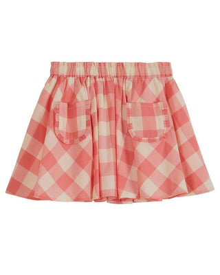 Emile & Ida Pink gingham skirt, new with tag, 14 years