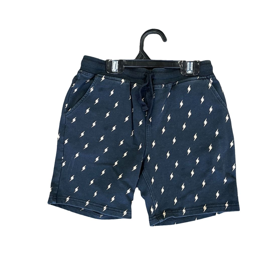 Rock Your Kid black w/lightning bolt shorts, 8 years