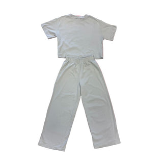 Zara grey tee shirt and pant set, 8/9 Years