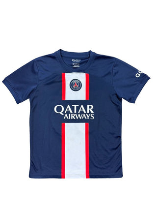 Paris Saint-Germain Qatar Airways Messi 30 Graphic Navy Jersey , Medium Youth