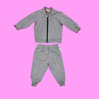 Moncler Grey sweat set, 9-12 months
