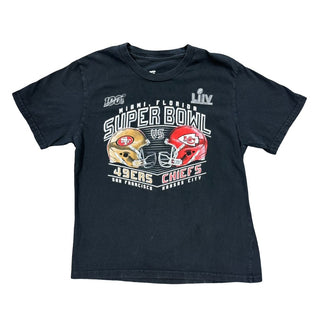 Fanatics Superbowl Championship Black Tee, Youth Small