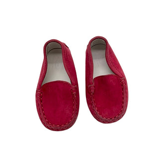 Tods Hot pink suede loafers, Euro 19 little kid