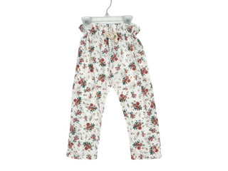 Tocoto linen floral pants, 2 years