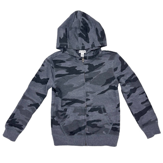 Splendid Black/grey camo hooded sweatshirt, 7 years