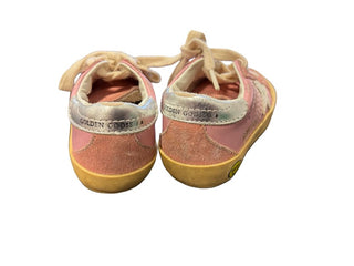 Golden Goose Pink Sueded Accent Star Embroidery Shoes, 21 EU