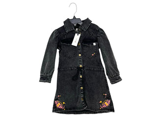 Noppies new with tags black denim dress, 3-4 years