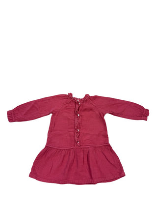 Bonton Gauze raspberry dress, 3 years