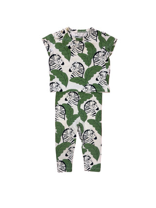Mini Rodini Zebra set, 4-9 months