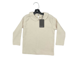 Monbebe new with tags cream peter pan collar top, 2-3 years