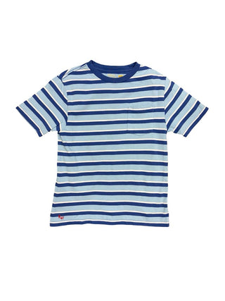 Polo Ralph Lauren Blue and White Stripe Pocket Tee, 10-12 years