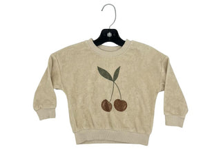 Feather 4 Arrow terry cloth w/cherry long sleeve, 2 years