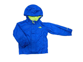 The North Face Blue Windbreaker with Neon Green Mesh Lining, 4 years