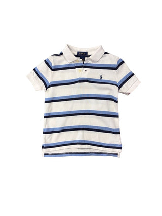Polo Ralph Lauren  Blue and White Stripe Polo Shirt, 4 years