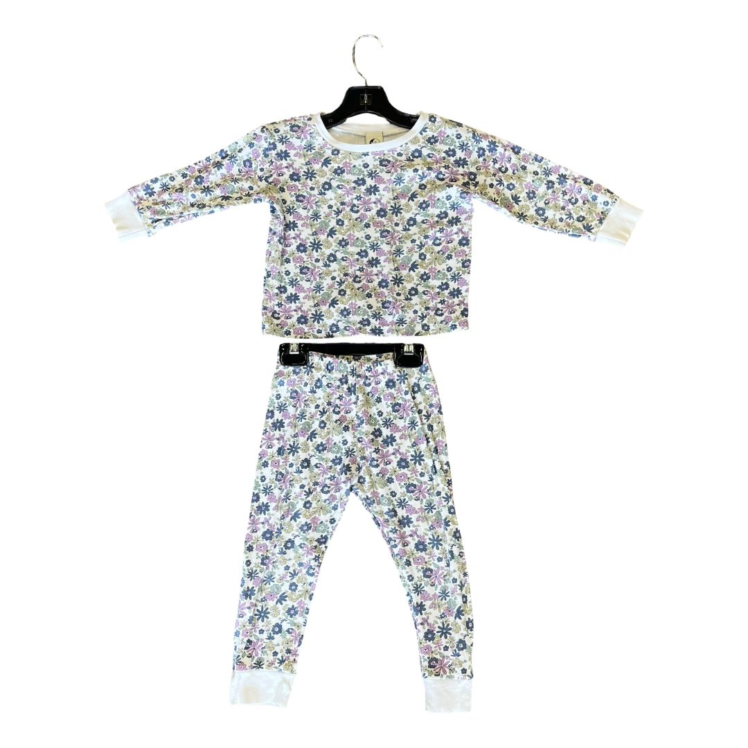 Organic Cotton floral pj's, 2-3 years