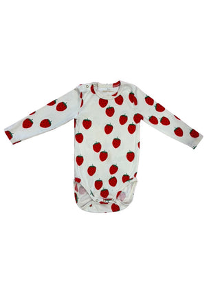 Mini Rodini Strawberry bodysuit, 12-18 months