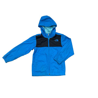 The North Face Blue and Black rain jacket, 6 (XS)