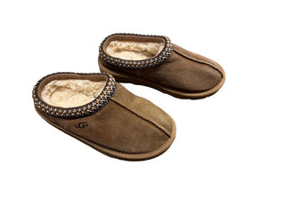 Ugg Brown Shearling Lined Slippers, 13 little kid