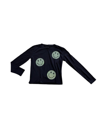 Firehouse Smiley face long sleeve, Xxs (8-10 years)