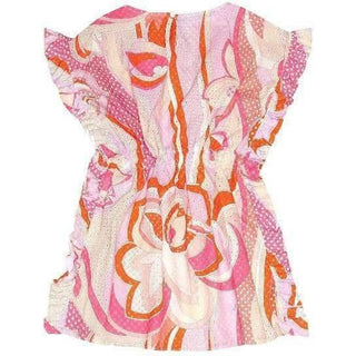 Emilio Pucci Girls Fuchsia & Orange Kaftan, 8 years
