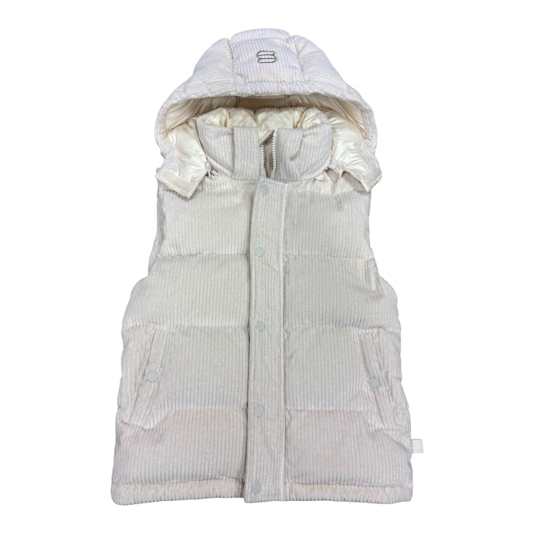 TNA Super Puff Cream corduroy vest, Women’s 2xsmall