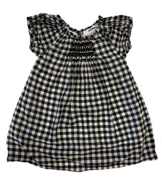 Doen black plaid blouse, 2 years