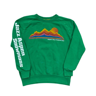 Aviator Nation Green crewneck Aspen Jazz Festival , M