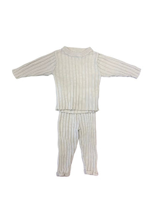 Oat Cream Knit Set, 2/3 years