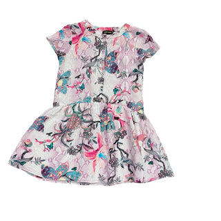 Roberto Cavalli Pink Dress with Flowers, 8