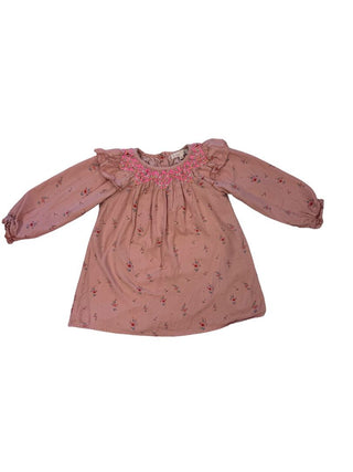 Louise Misha pink floral dress, 24 months