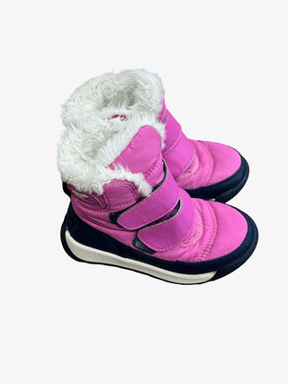 SOREL Pink and navy winter boots , US 9